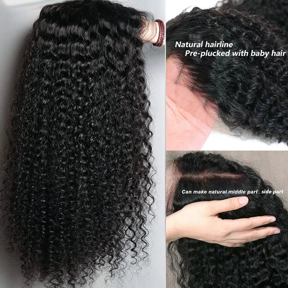 230 Density Frontal Lace Wigs Human Hair Curly Wigs For women Deep Wave 13x6 Hd Lace Frontal Wig 13x4 Water Wave Lace Front Wig