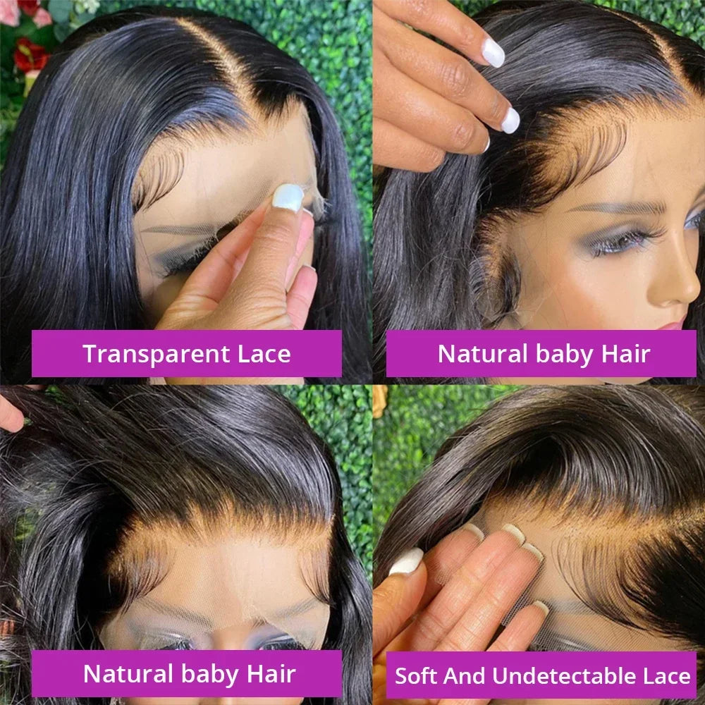 KLAMAN Bone Straight Wig | 13x4 & 13x6 & 360 HD Lace Front | 30-40" Brazilian Human Hair