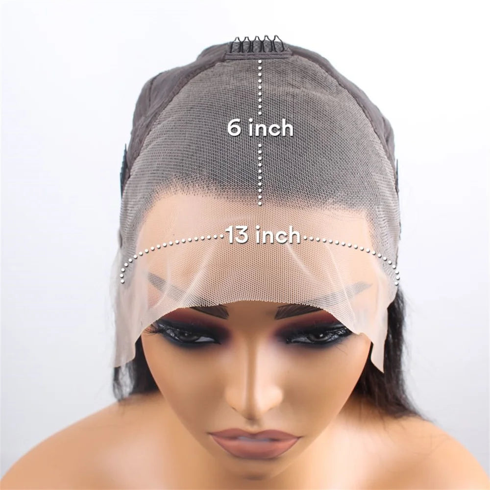 KLAMAN Natural Black Body Wave Wig | 13x4 & 13x6 HD Lace Front | Brazilian Human Hair