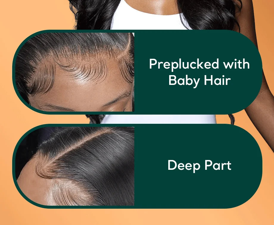 230 Density Frontal Lace Wigs Human Hair Curly Wigs For women Deep Wave 13x6 Hd Lace Frontal Wig 13x4 Water Wave Lace Front Wig