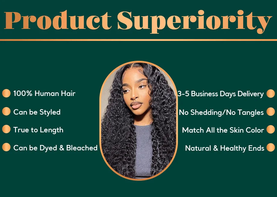 230 Density Frontal Lace Wigs Human Hair Curly Wigs For women Deep Wave 13x6 Hd Lace Frontal Wig 13x4 Water Wave Lace Front Wig