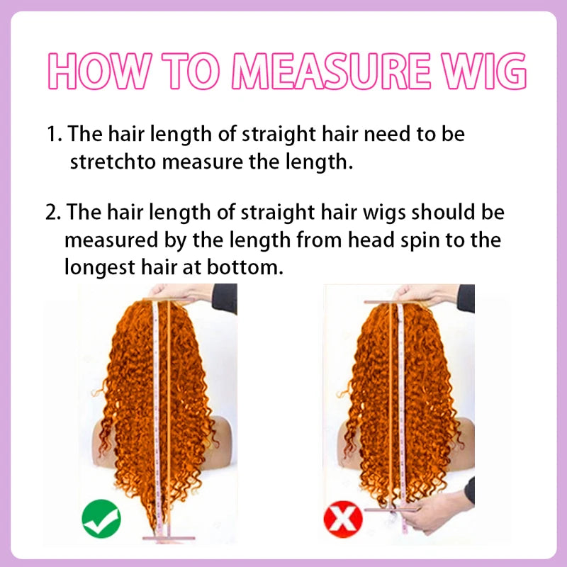 KLAMAN Ginger Water Wave Wig #350 | 13x4 & 13x6 HD Transparent Lace | Brazilian Human Hair