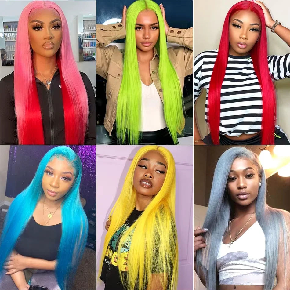 KLAMAN 613 Blonde Straight Wig | 30-40" 250% Density 13x6 HD Lace Front | Brazilian Human Hair