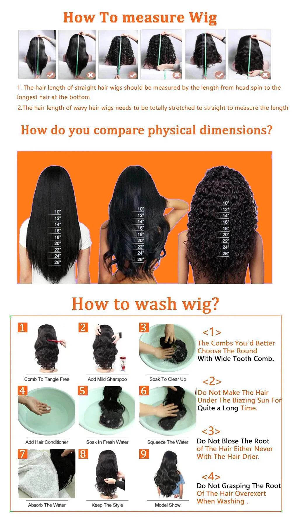 KLAMAN Body Wave Wig | 46" 200% Density 13x6 HD Transparent Lace | Brazilian Human Hair with Baby Hair