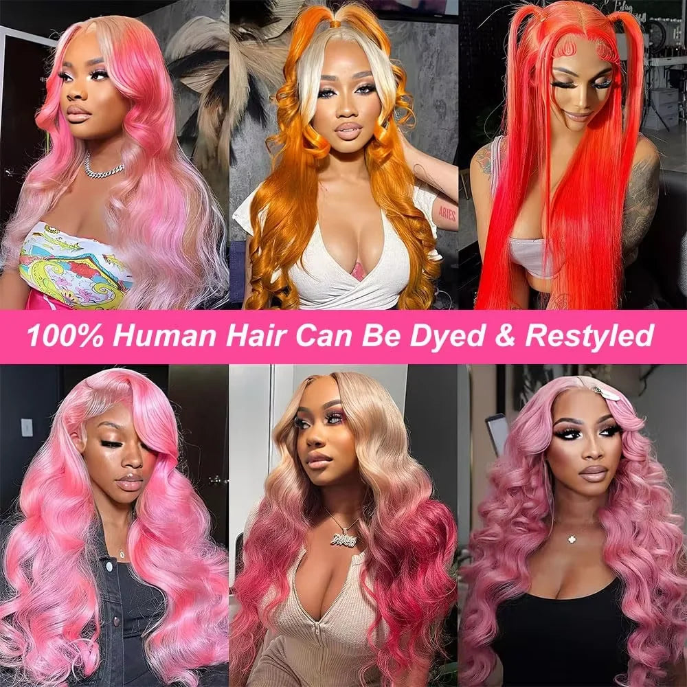 250% 40 Inch 613 Blonde Bone Straight Human Hair Wig Pre Plucked 13x6 Body Wave HD Lace Front Lace Frontal Wig Human Hair Wigs