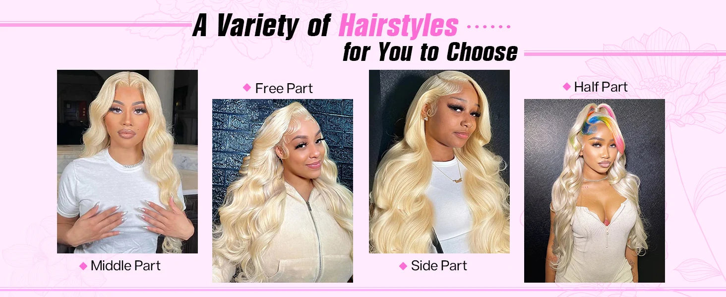250% 40 Inch 613 Blonde Bone Straight Human Hair Wig Pre Plucked 13x6 Body Wave HD Lace Front Lace Frontal Wig Human Hair Wigs