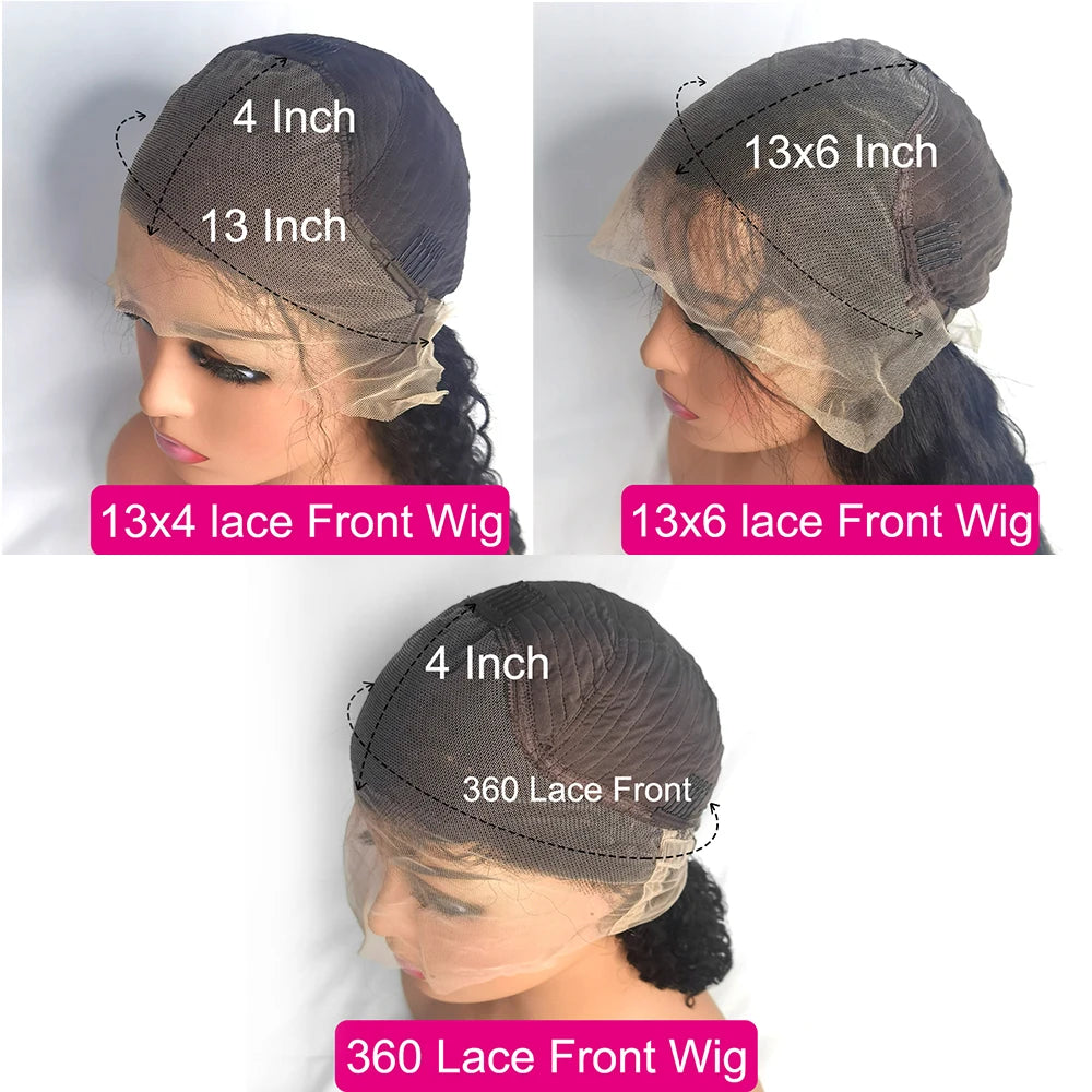 KLAMAN Bone Straight Wig | 13x4 & 13x6 & 360 HD Lace Front | 30-40" Brazilian Human Hair