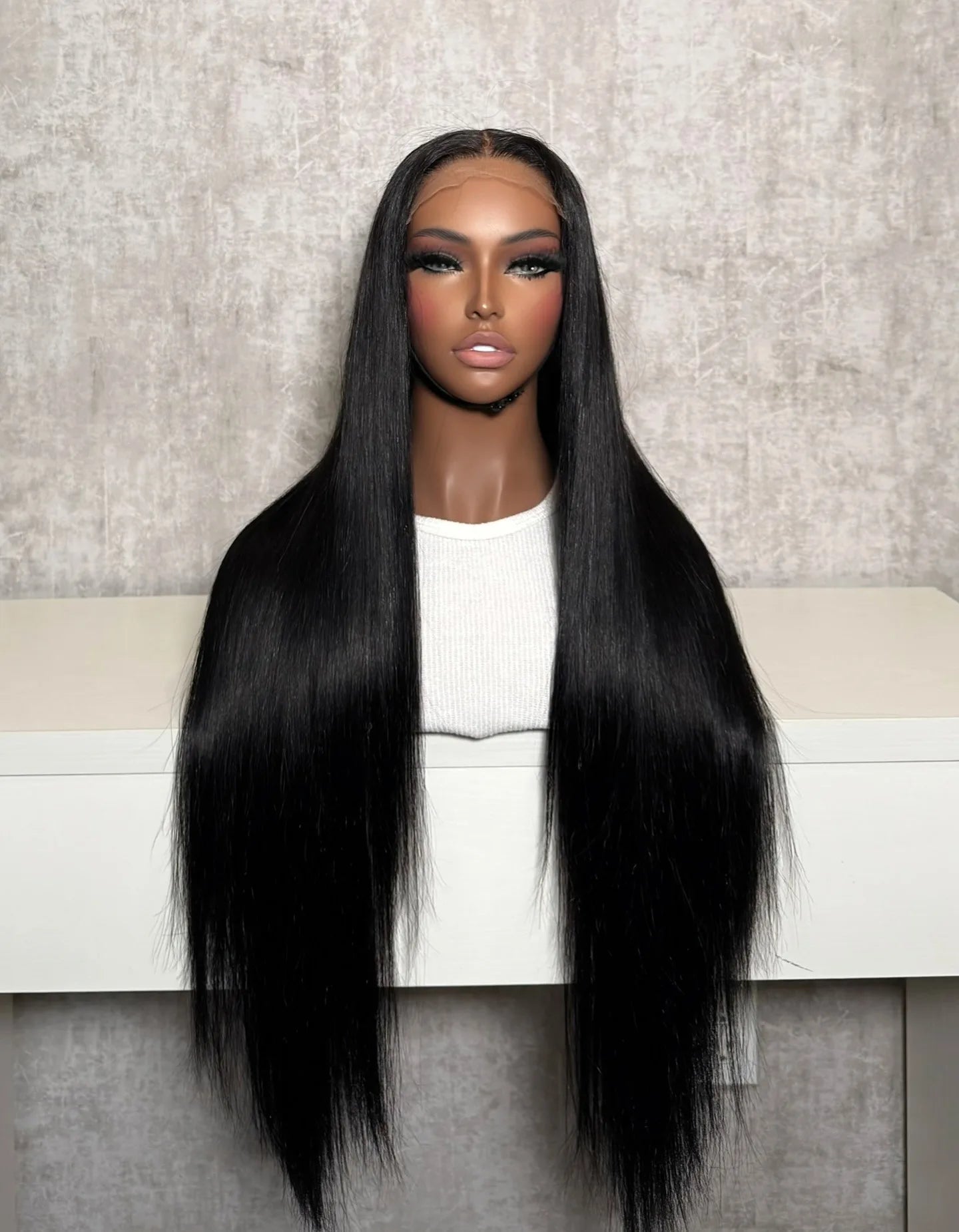 KLAMAN Bone Straight Wig | 13x4 & 13x6 & 360 HD Lace Front | 30-40" Brazilian Human Hair