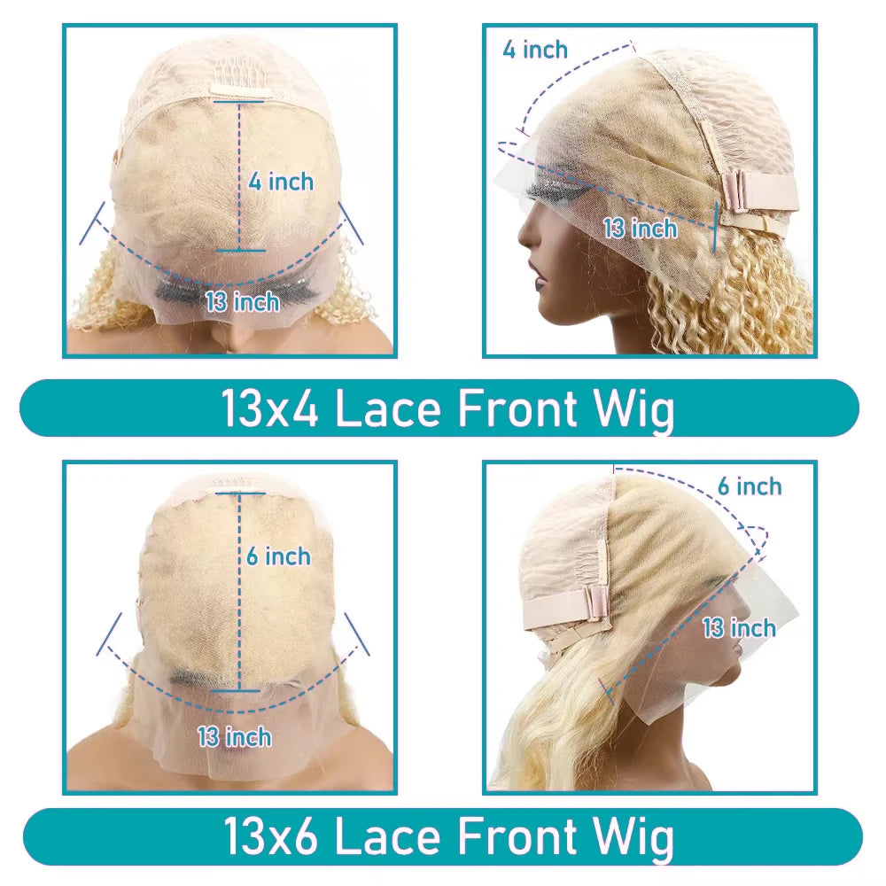 KLAMAN 613 Blonde Body Wave Wig | 13x6 HD Lace Front | 220% Density Brazilian Human Hair with Baby Hair