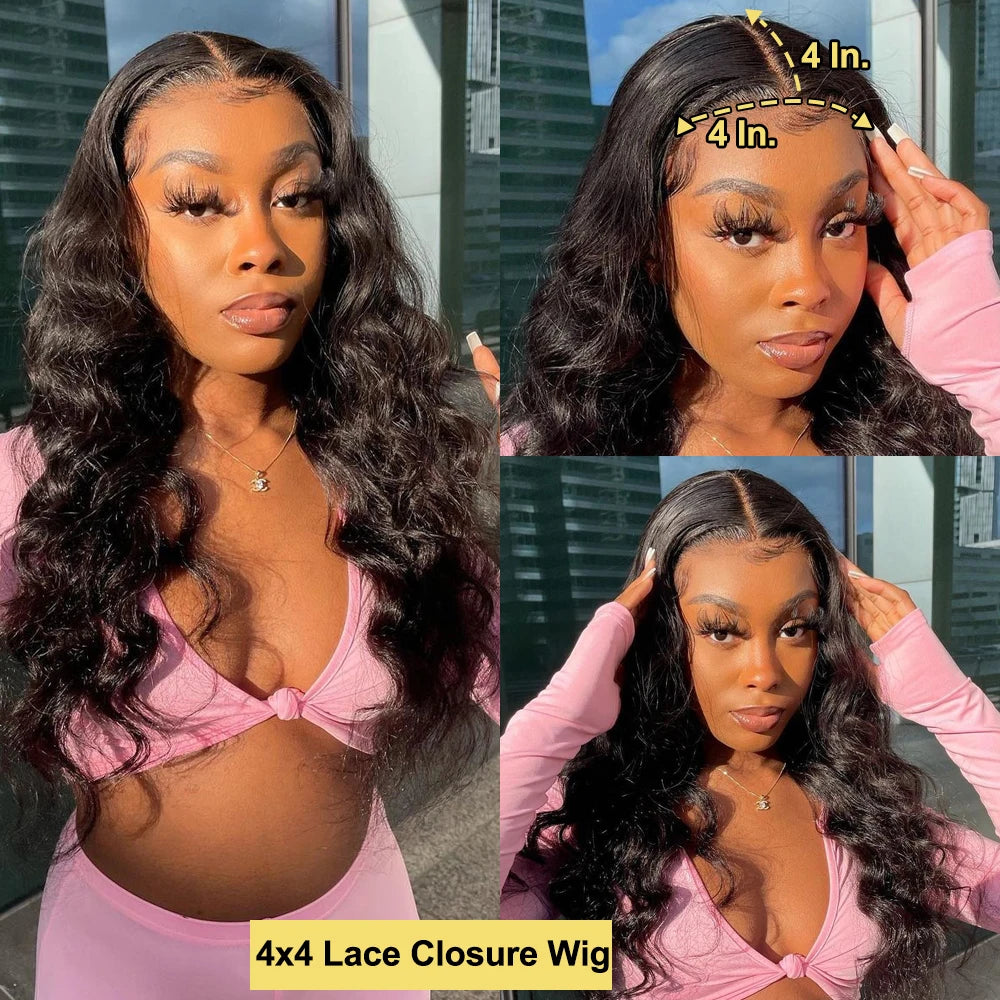 KLAMAN Loose Deep Wave Wig | 13x6 & 360 HD Lace | 220% Density Brazilian Human Hair