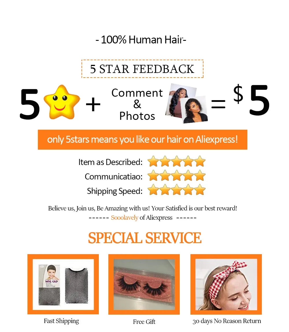 KLAMAN Body Wave Wig | 46" 200% Density 13x6 HD Transparent Lace | Brazilian Human Hair with Baby Hair