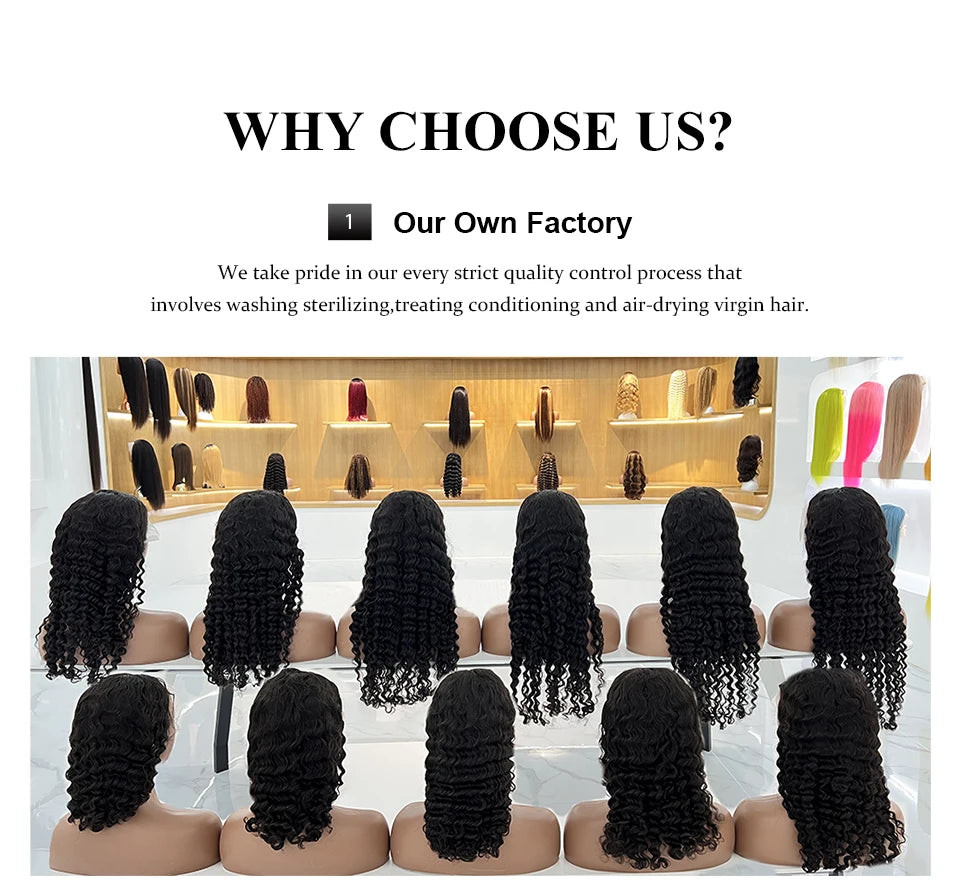 KLAMAN Highlight Deep Wave Wig | 13x4 & 13x6 HD Lace | Honey Blonde Ombre Brazilian Human Hair