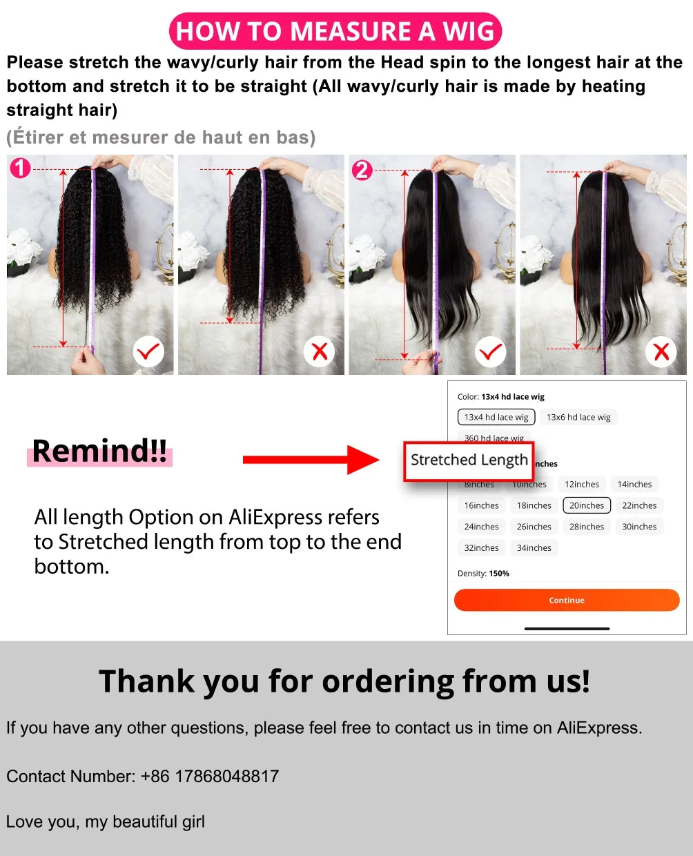 40 44 Inch Straight 100% Brazilian Human Hair Wigs 250 Density Bone Straight 13x4 13x6 HD Transparent Lace Front Wigs For Women