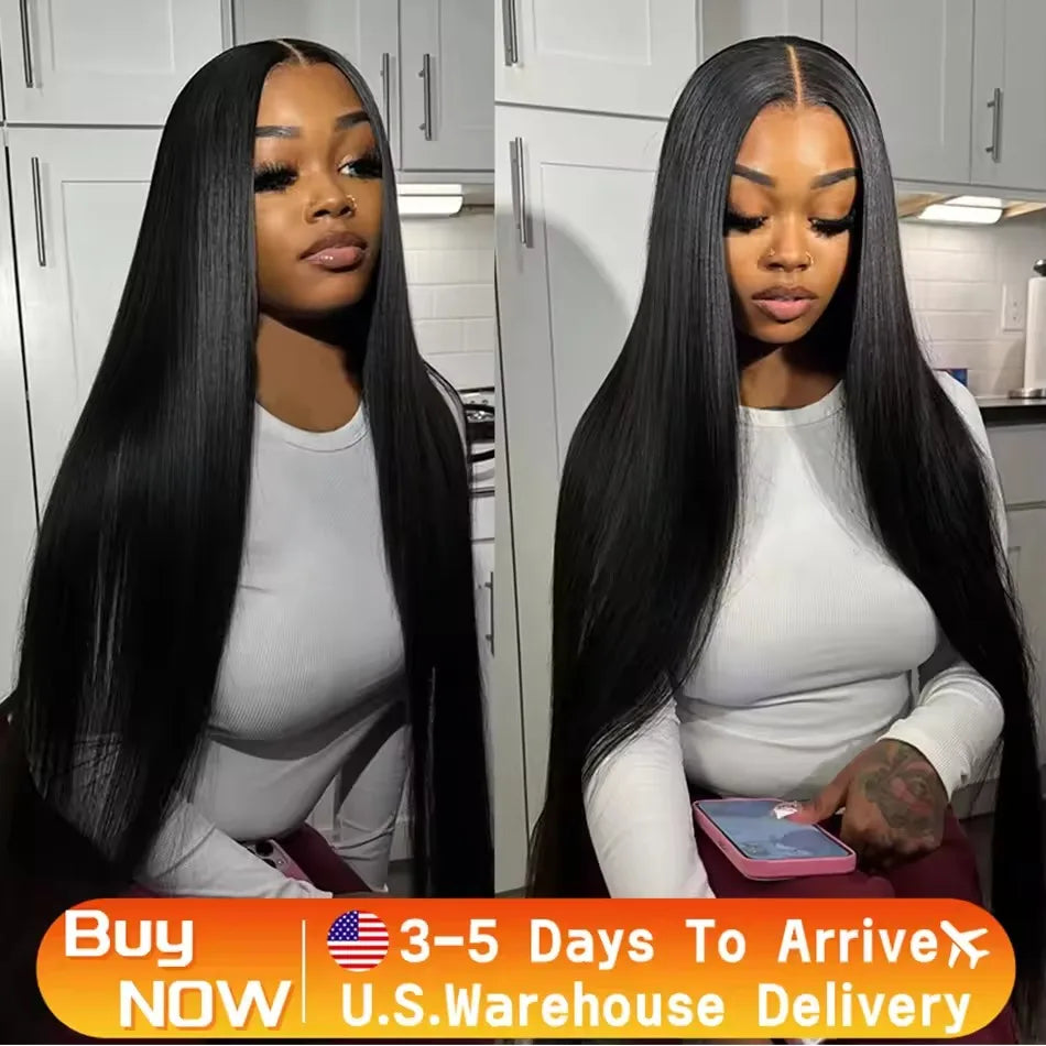 KLAMAN Bone Straight HD Lace Wig | 13x6 & 360 Lace | 250% Density Brazilian Human Hair