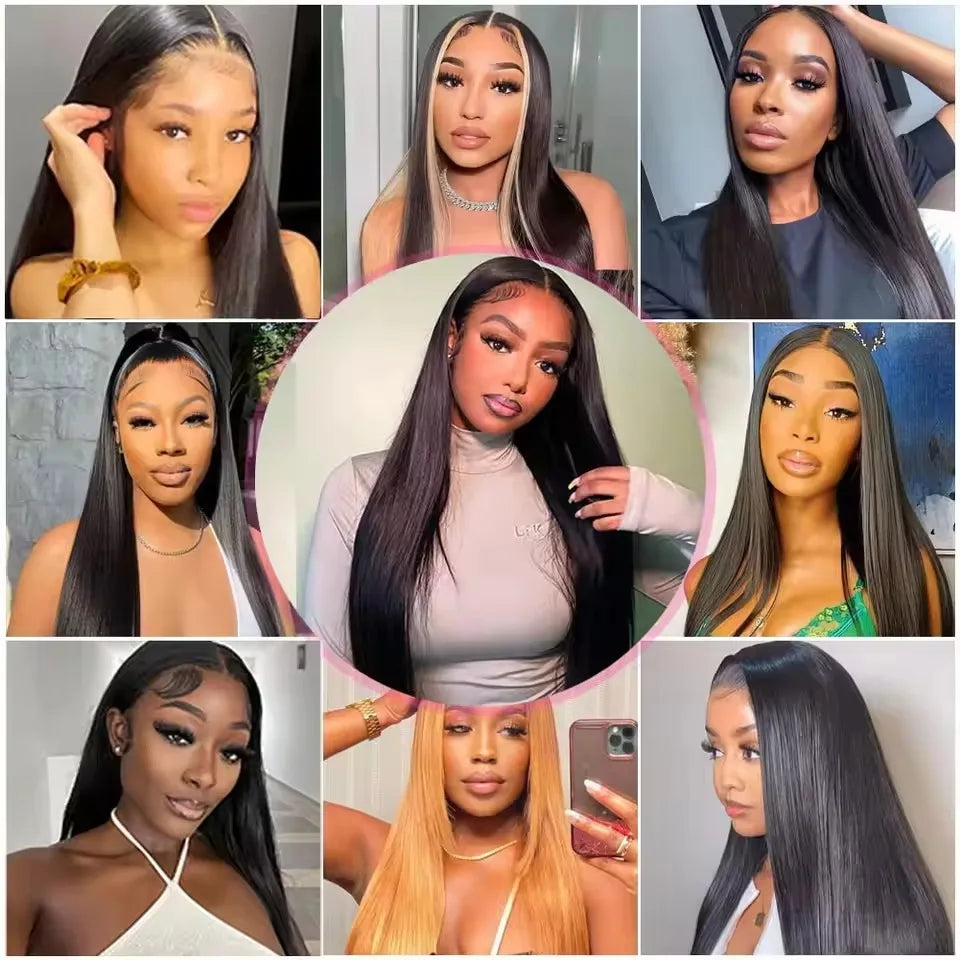 KLAMAN Bone Straight HD Lace Wig | 13x6 & 360 Lace | 250% Density Brazilian Human Hair